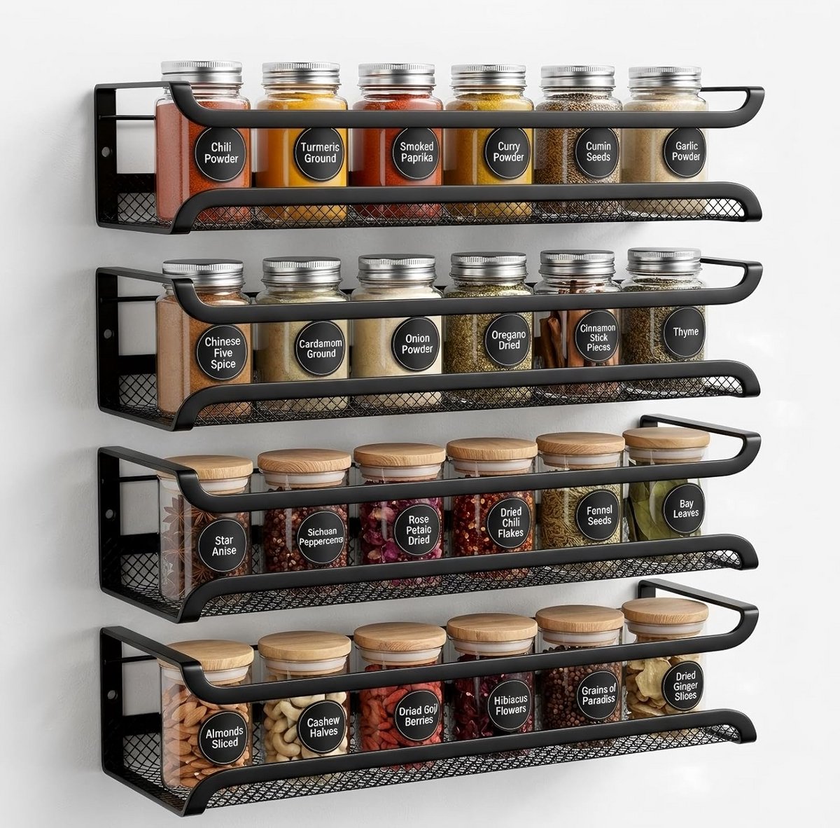 Keukenrek Hangend - Wandrek - Organizer - Keukeninrichting