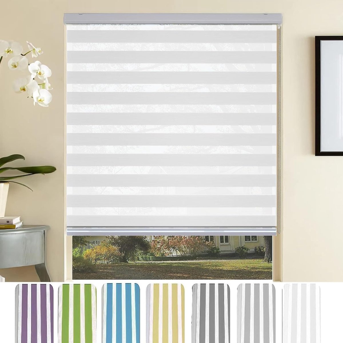 Privacy Jaloezieën Wit 90x160 cm voor Binnenraam en Deur