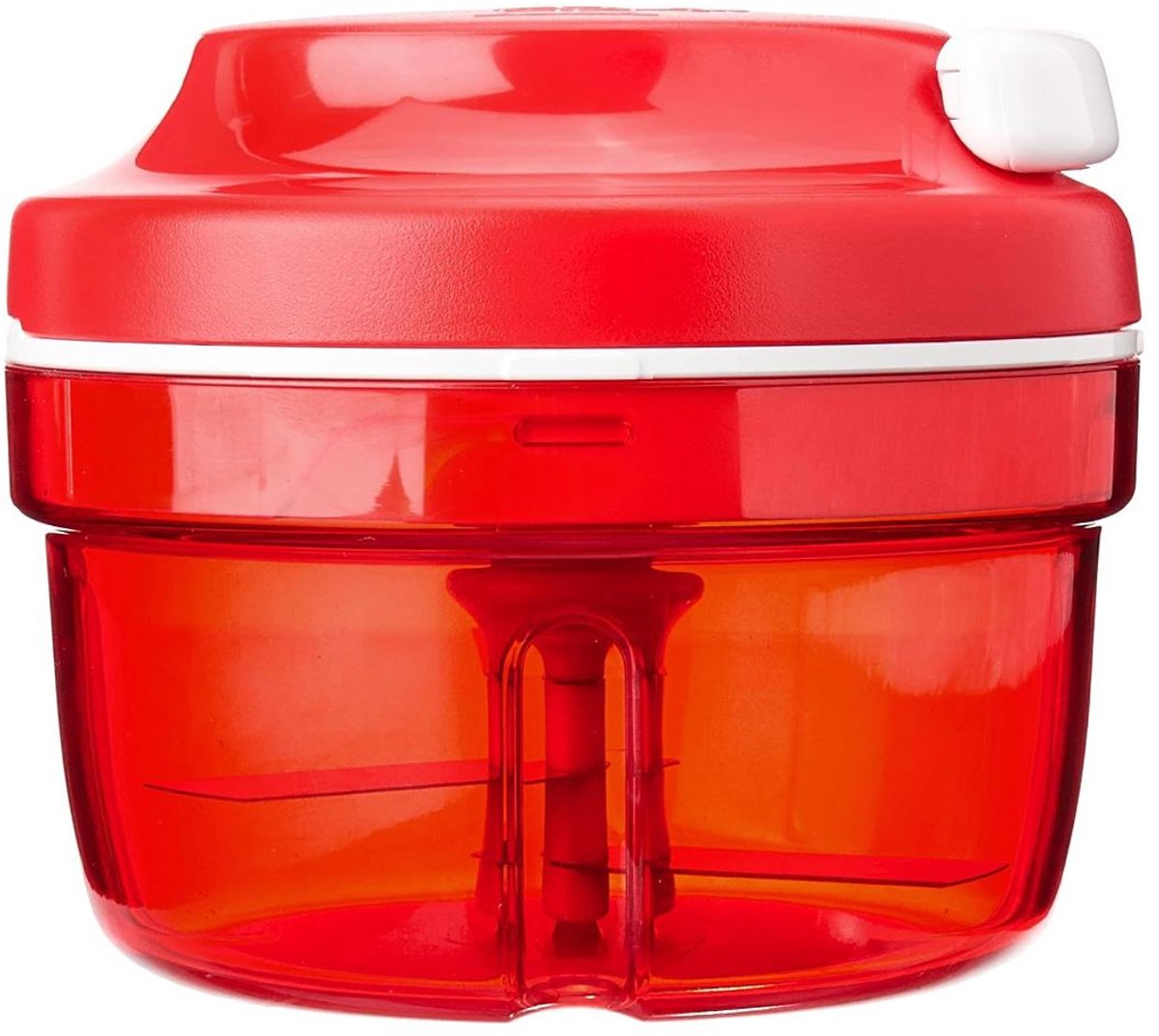 Uienhakker – Handmatig met trekkoord – 1 stuk – Rood