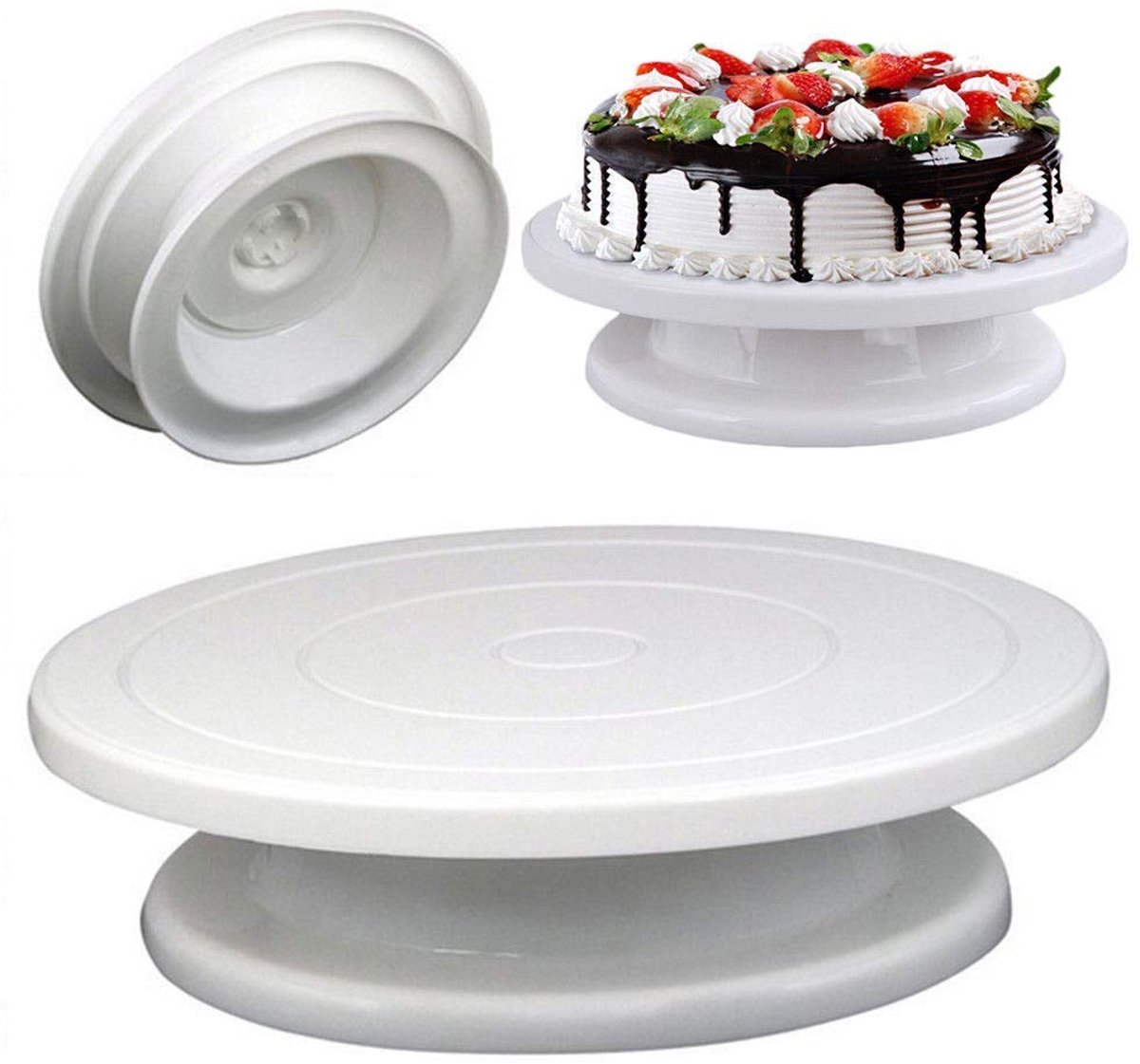 Kantelbare Taartdraaitafel voor Decoratie en Bekleden