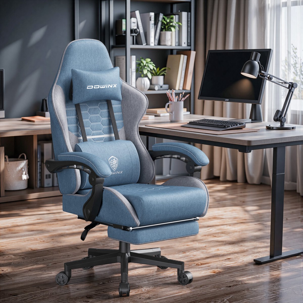 Apex CE Specialists Gaming Stoel Blauw met Verstelbare - afbeelding 2