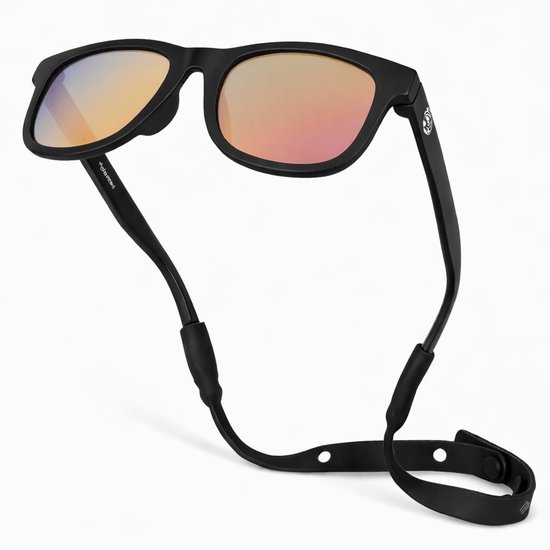 Babysunnies Zwarte Gepolariseerde Babyzonnebril met Bandje (0–24 Maanden) - Flexibele UV400 Babyzonnebril — afbeelding 3
