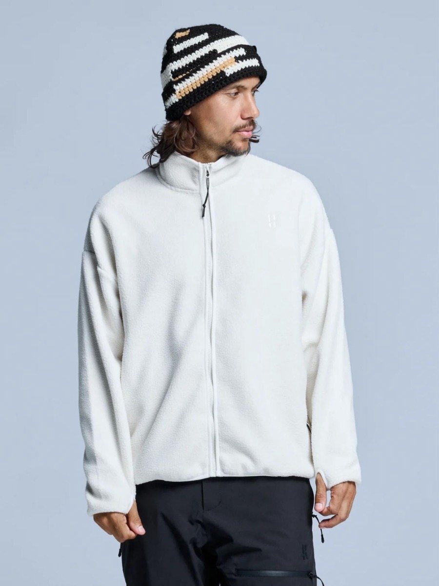 Poederbaas Sherpa Jacket Heren Four Seasons Off Wit