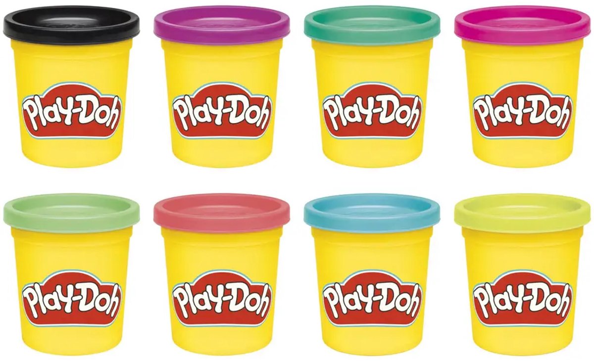 Play-Doh 8 Pack - Boetseerklei - Felle Kleuren — afbeelding 11