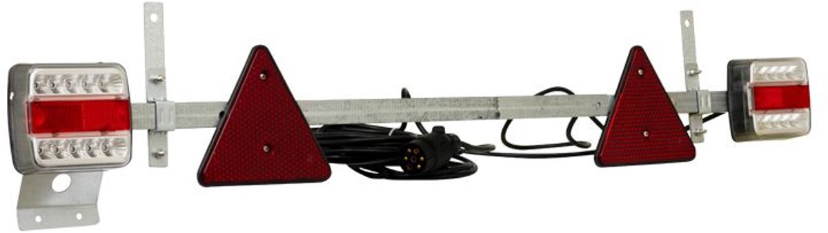 Verlichtingsbalk instelbaar LED 7,5 m 7-polig - TRAILERGEAR