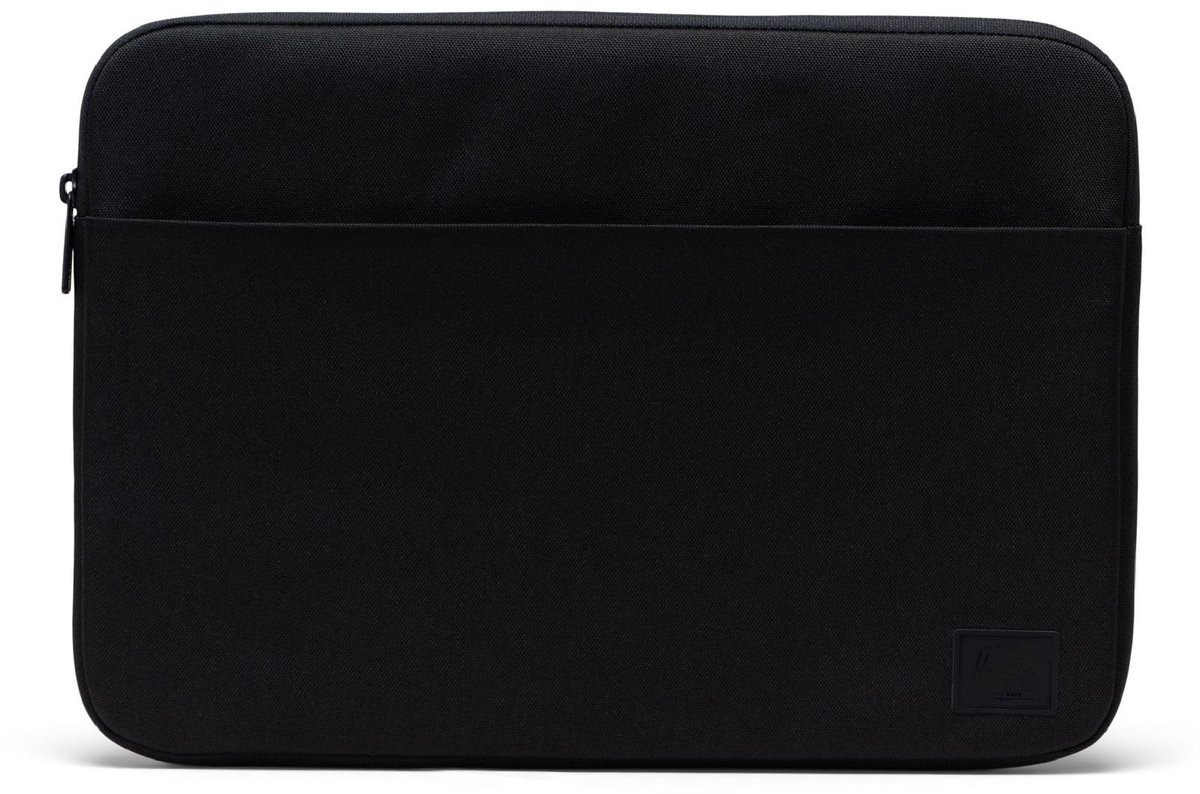 Herschel laptop hoes met laptopvak Denman 15-16 Inch Sleeve Tech Black zwart