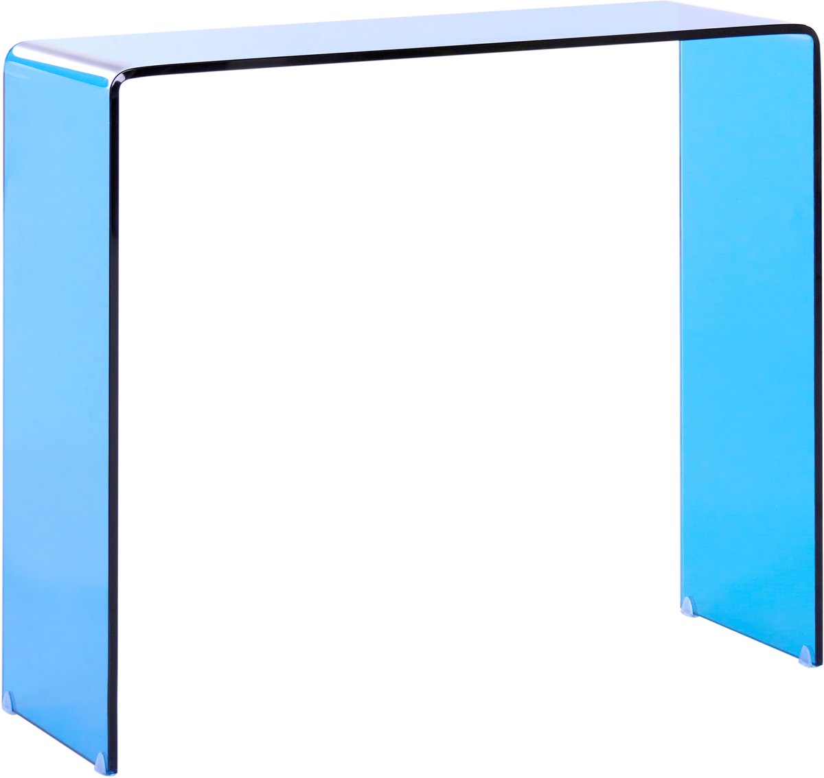 KENDALL - Sidetable - Blauw - Veiligheidsglas