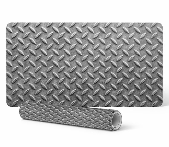 Metalen Raster Beschermende gamingmat voor toetsenbord en muis, metalen raster, 100x50 ...