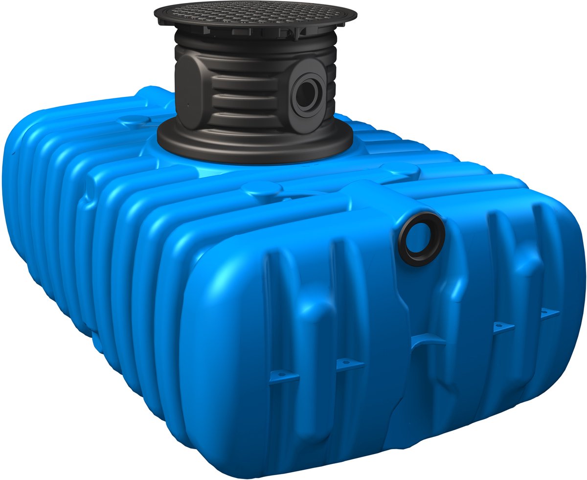 4rain FLAT S vlaktank-pakket 4500 L Tuin-Comfort