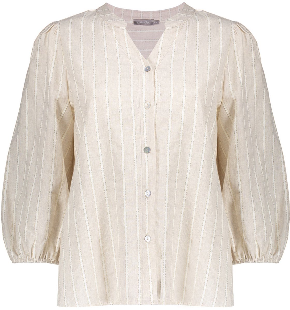 63169-70 Blouse lurex stripe
