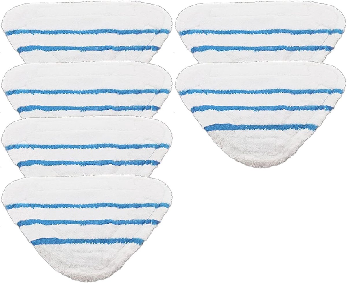 Microvezel Pads - Dweildoeken - Stoomreinigen Vloeren - Wasbaar Herbruikbaar - 29x19 cm - Wit