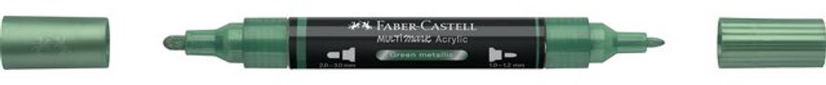 Acrylmarker Faber Castell Multimark 295 green metallic - FC-185995