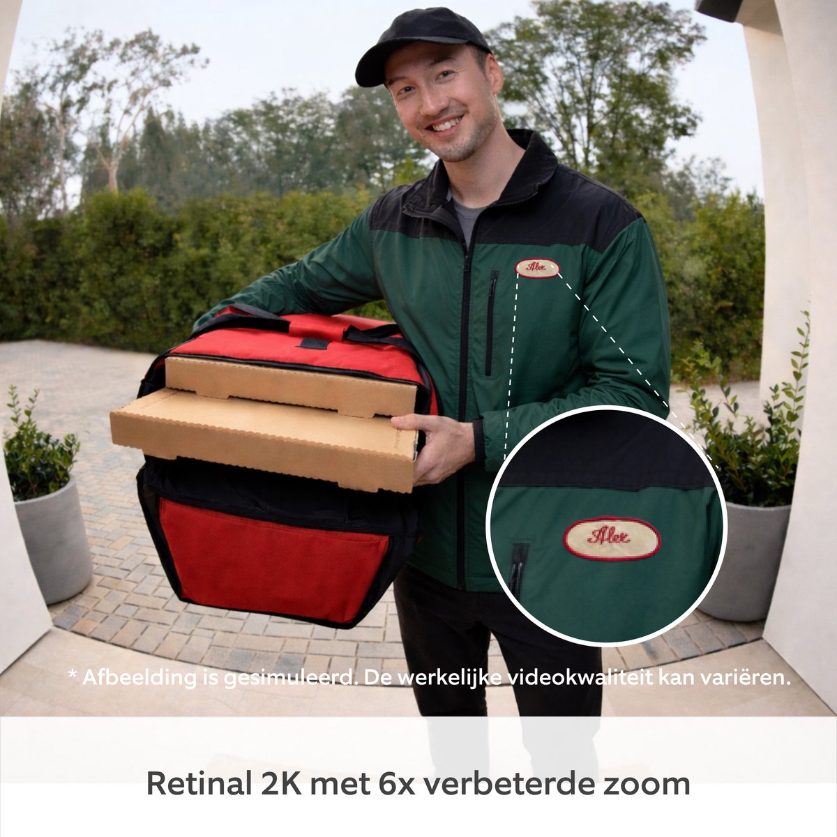 Ring Videodeurbel 2K Batterij Matte Mocha - afbeelding 3