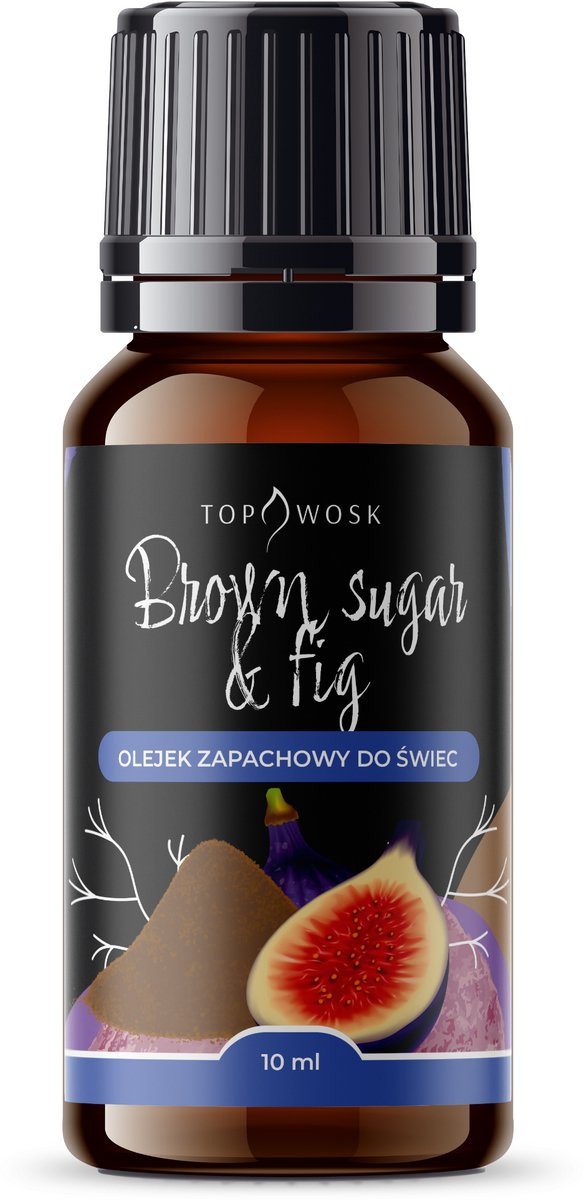 TopWosk - Geurolie - Brown Sugar and Fig - 10 ml