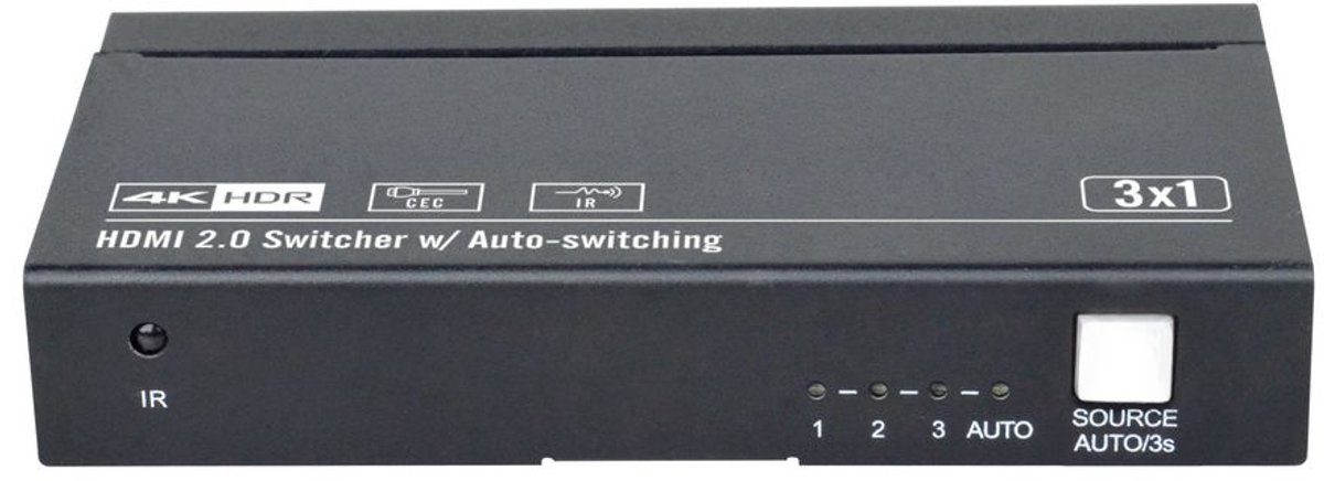 Vivolink VLSW141H 4x1 HDMI 2.0 switcher