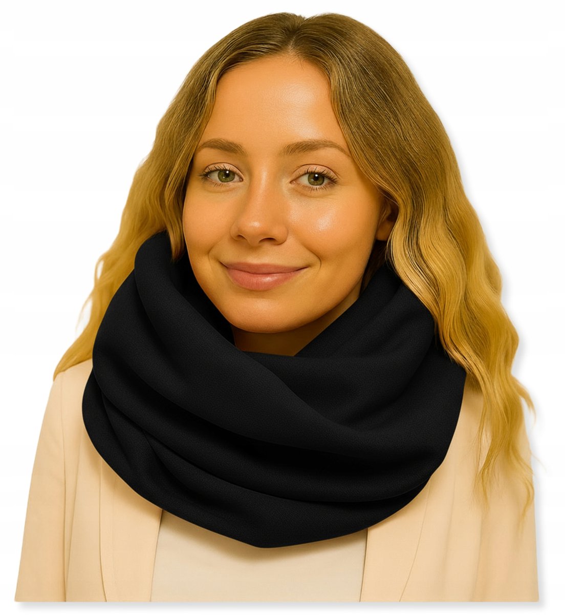 Dartomik - Sjaal - Katoen - Zwart - 160x60 cm