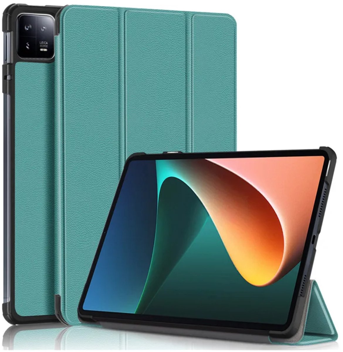 EtuiTab - Tablethoes - Xiaomi Mi Pad 6/6 Pro - Donkergroen - Magnetisch - Standfunctie
