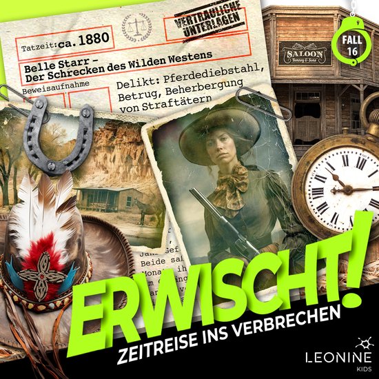 Folge 16: Belle Starr - Der Schrecken des Wilden Westens - cover