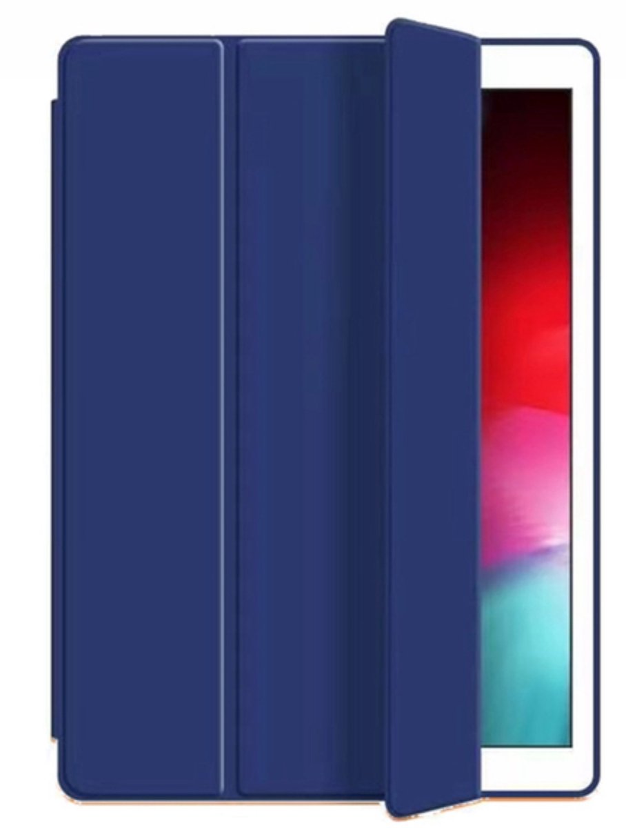 EtuiTab - iPad 10.9 Etui - Donkerblauw - Smart Wake-up - Eco-leer