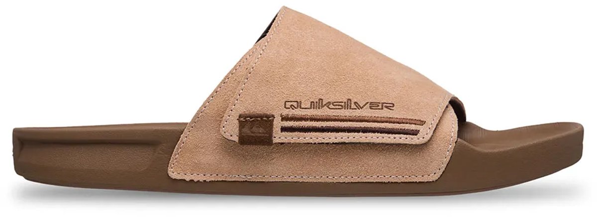Quiksilver Rivi Suede Slippers Bruin EU 44 Man