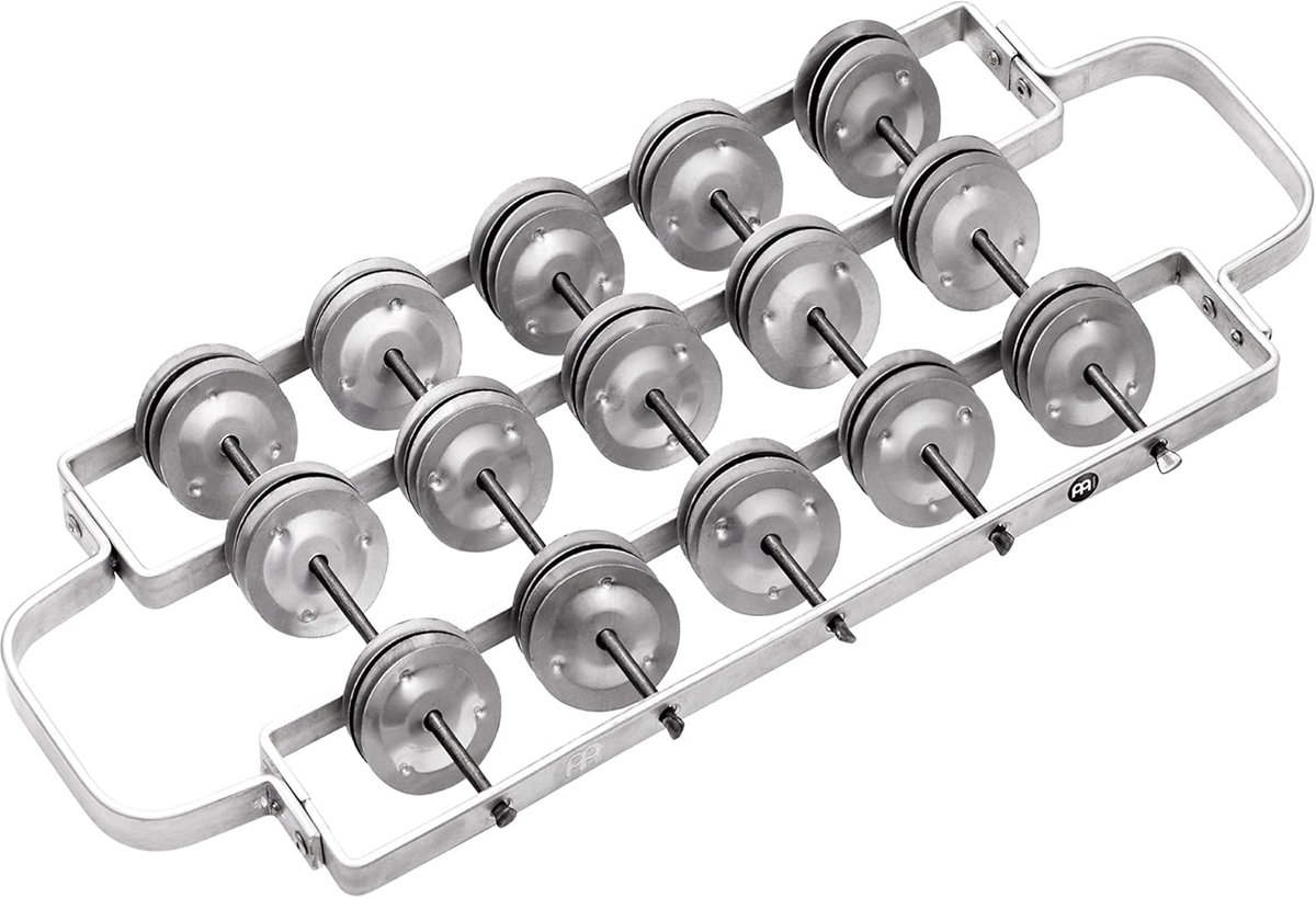 Aluminium Rocar - Percussie Instrument - Muziek Maken - Medium Formaat - 35cm Lengte - Zilver