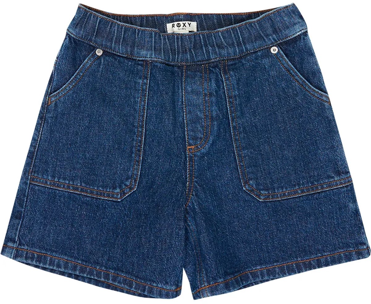 Roxy Surfside Spirit Korte Jeans 16 Years Meisje Blauw