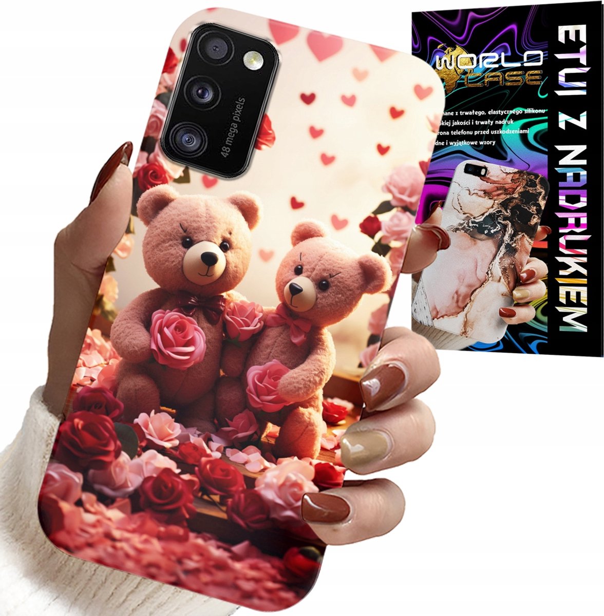 Hoesje voor Samsung Galaxy A41 - Teddyberen, Love You, Harten, diverse patronen