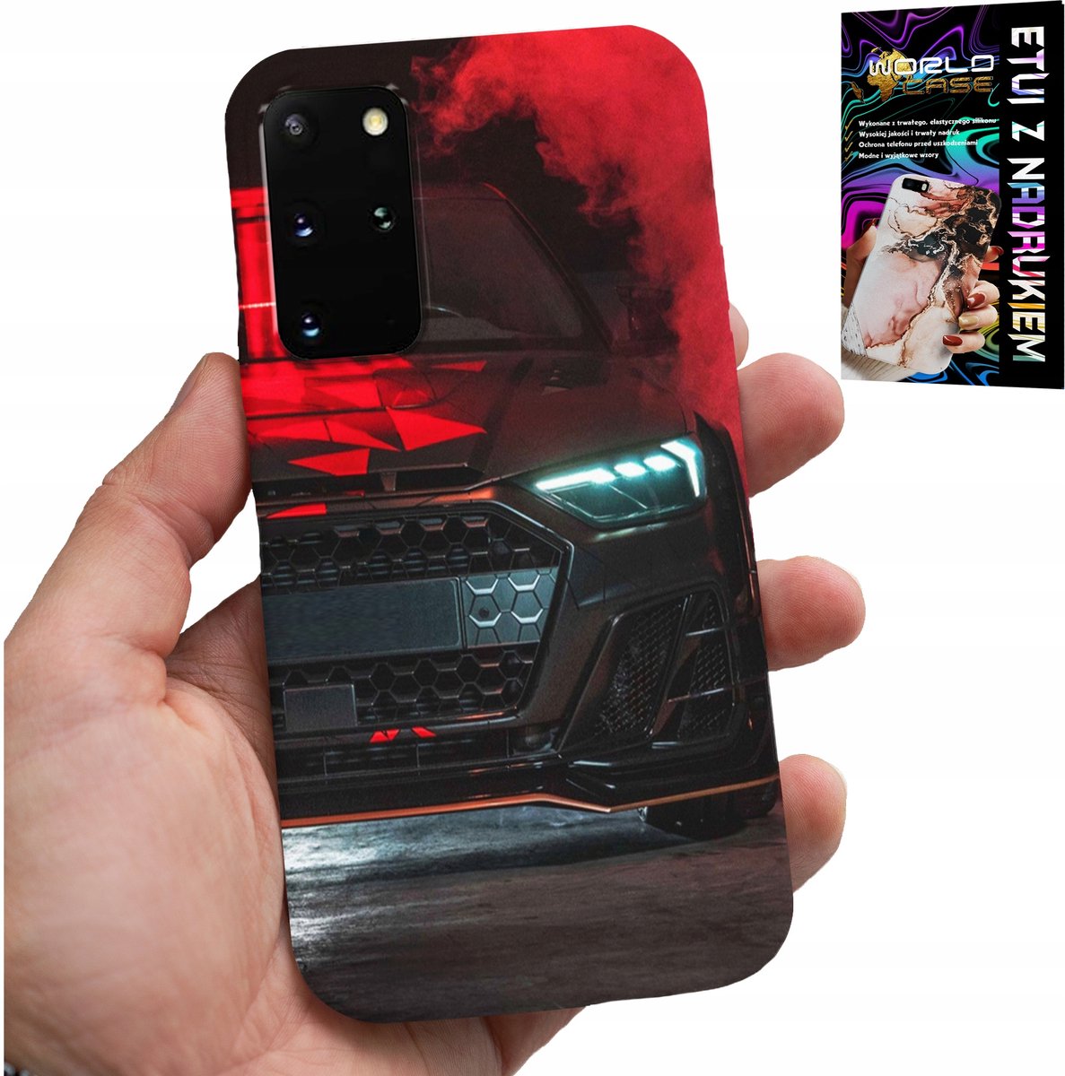 HOESJE VOOR SAMSUNG GALAXY S20 PLUS - SPORTWAGENS, AUTOFAN + FILM