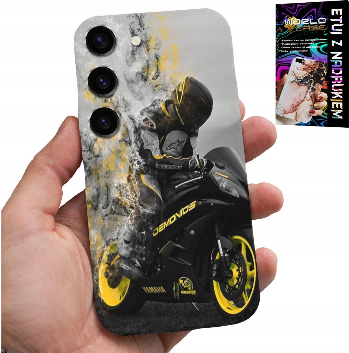 HOESJE VOOR SAMSUNG GALAXY S23 - MOTORFIETSVENTILATOR MET VEEL ACHTERPATRONEN