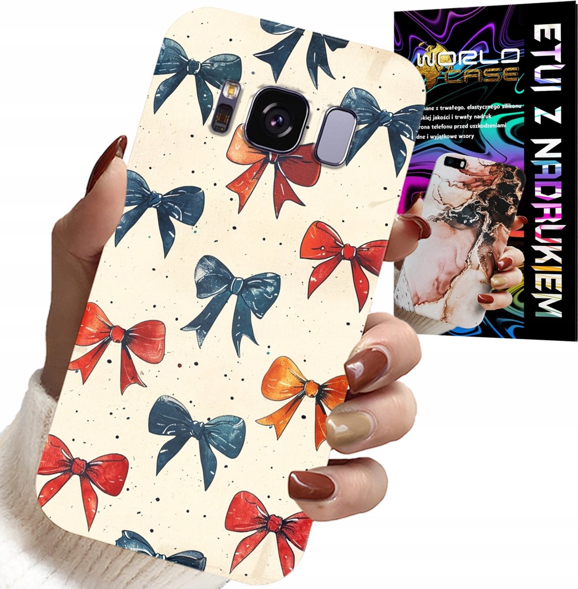 HOESJE VOOR SAMSUNG GALAXY S8 - KLEURRIJKE LINTEN MET MODIEUZE PATRONEN