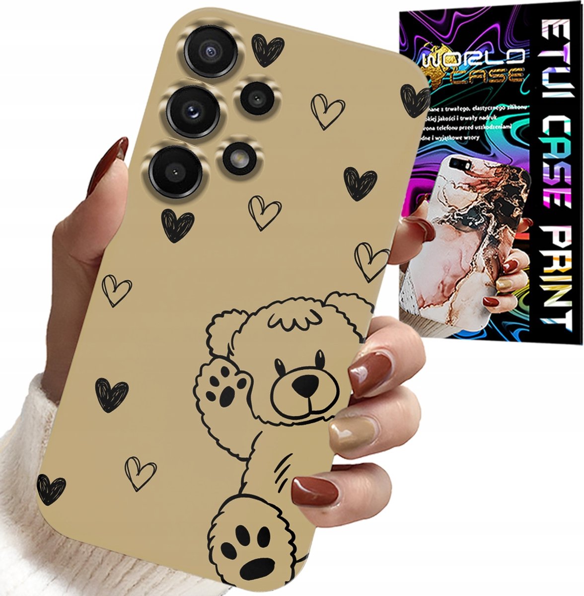 HOESJE VOOR SAMSUNG GALAXY A32 4G - TEDDYBEER PRO MAXZAK PATRONEN VOOR DE JONGSTE
