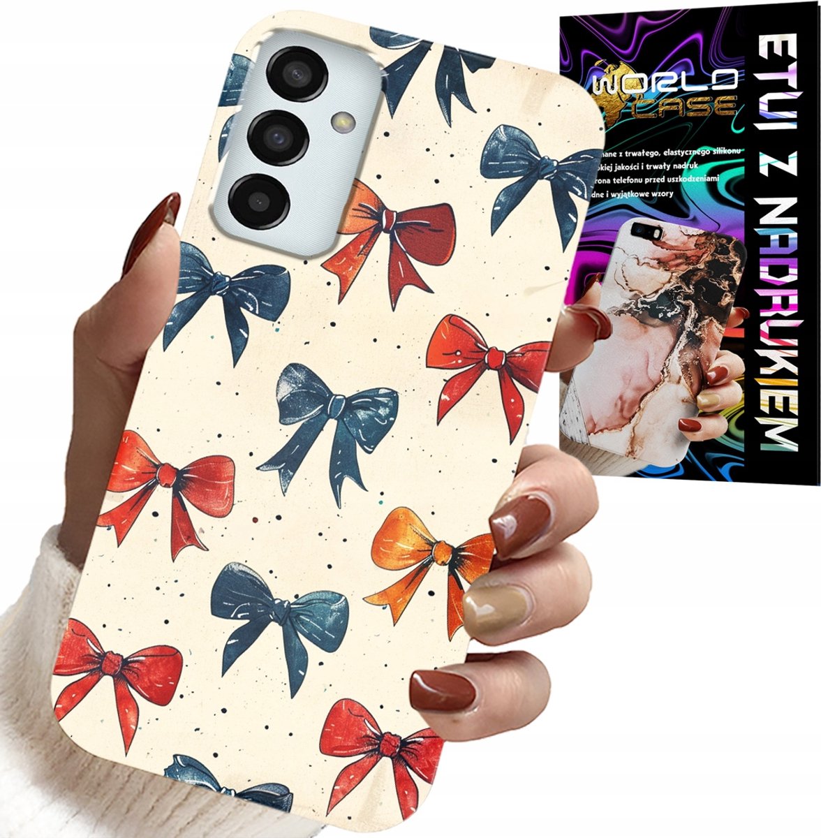 HOESJE VOOR SAMSUNG GALAXY M23 - KLEURRIJKE LINTEN MET MODIEUZE PATRONEN