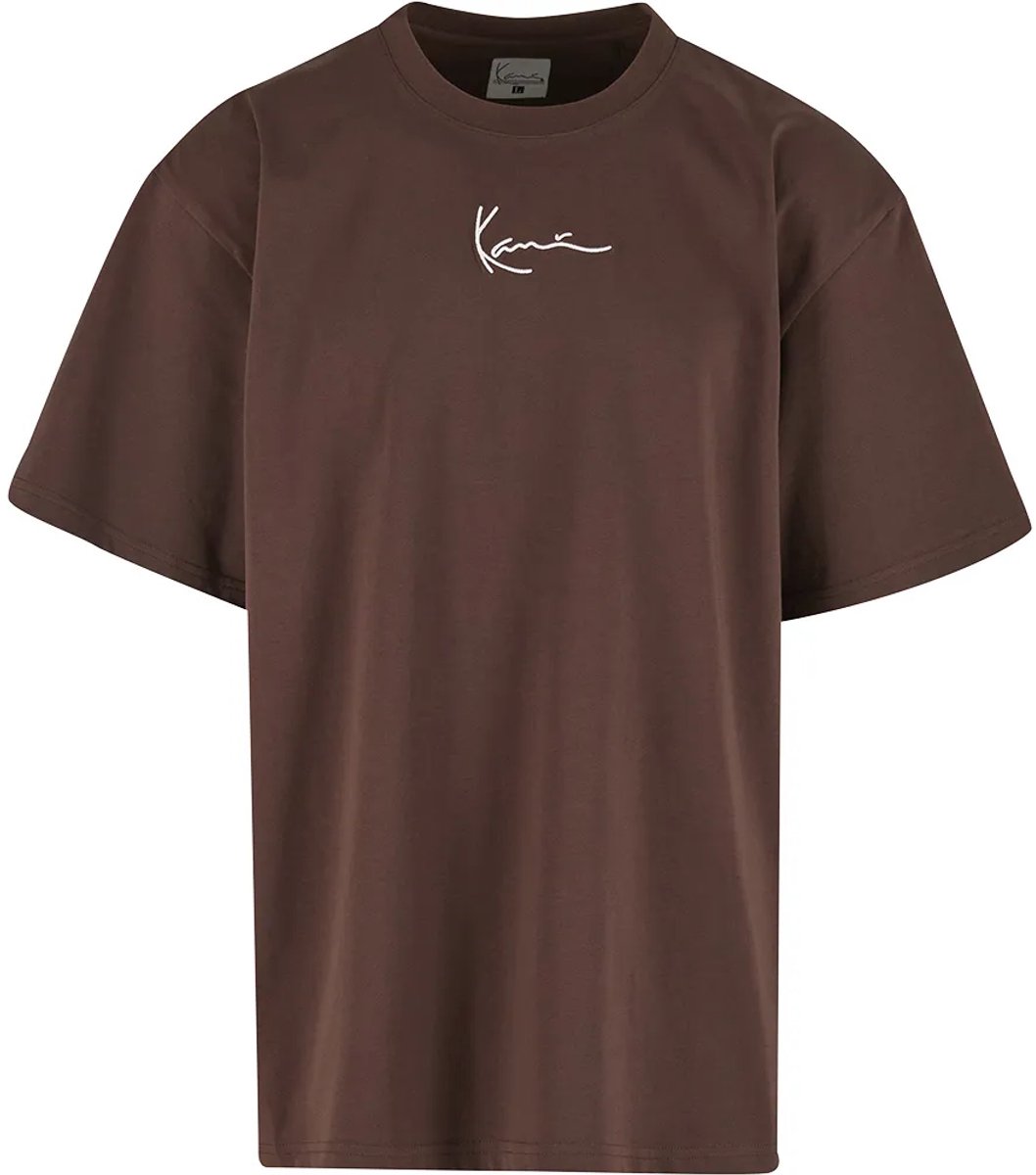 Karl Kani Small Signature Essential T-shirt Met Korte Mouwen Bruin M Man