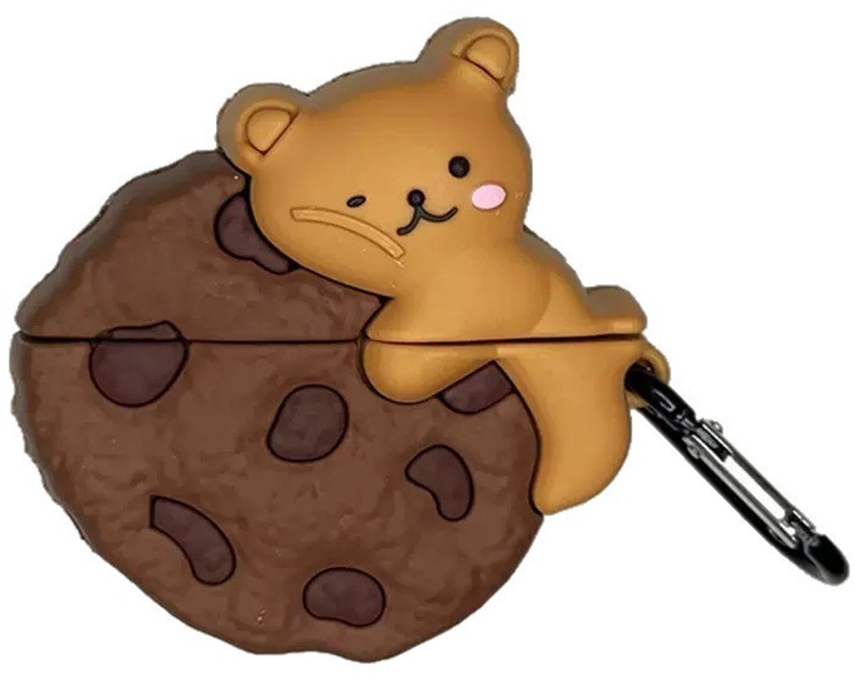 Hoesje voor Airpods Pro 1/2 Case Beschermhoes Cover Cookie Bear