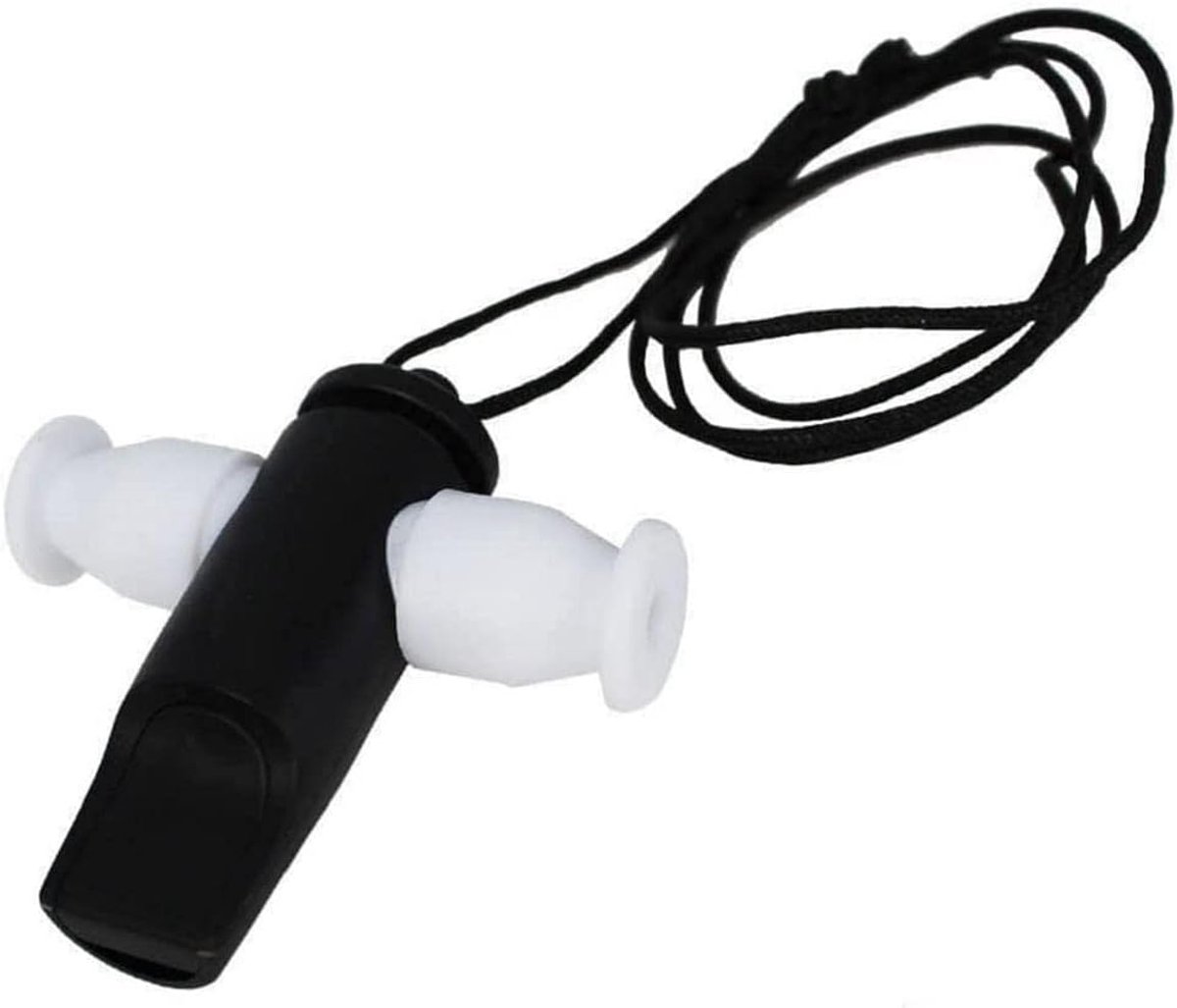 Samba Fluitje - Drie Tonen Fluit - Muziek Maken - Eenvoudig Te Blazen - 12x7x3 cm - Wit