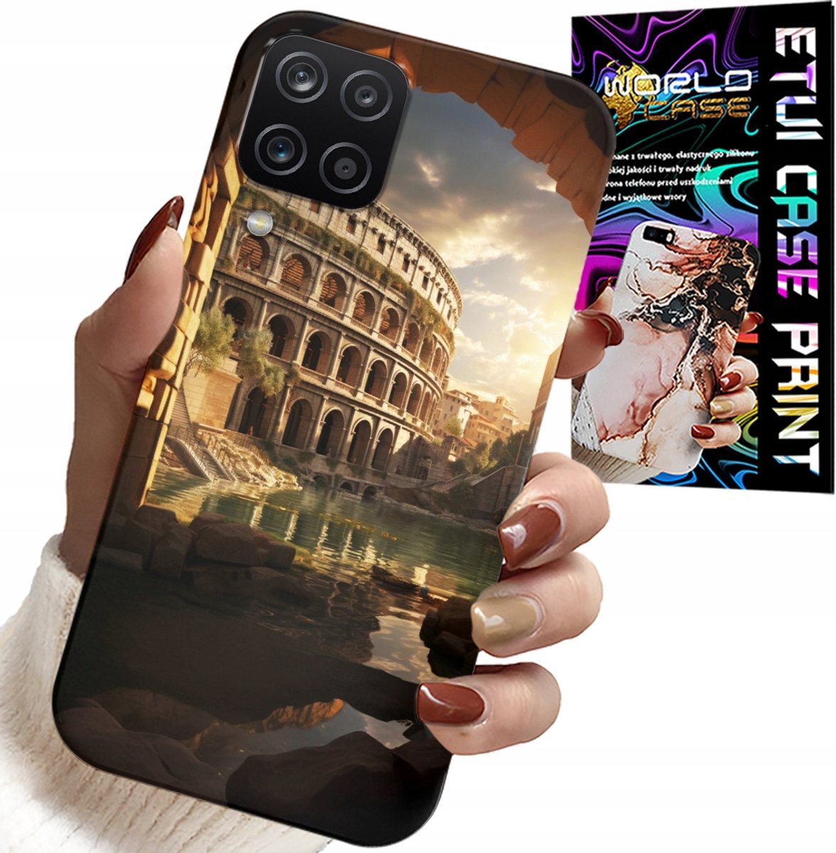 HOESJE VOOR SAMSUNG A12 / M12 - ROME COLOSSEUM ROMEINEN OUDHEID