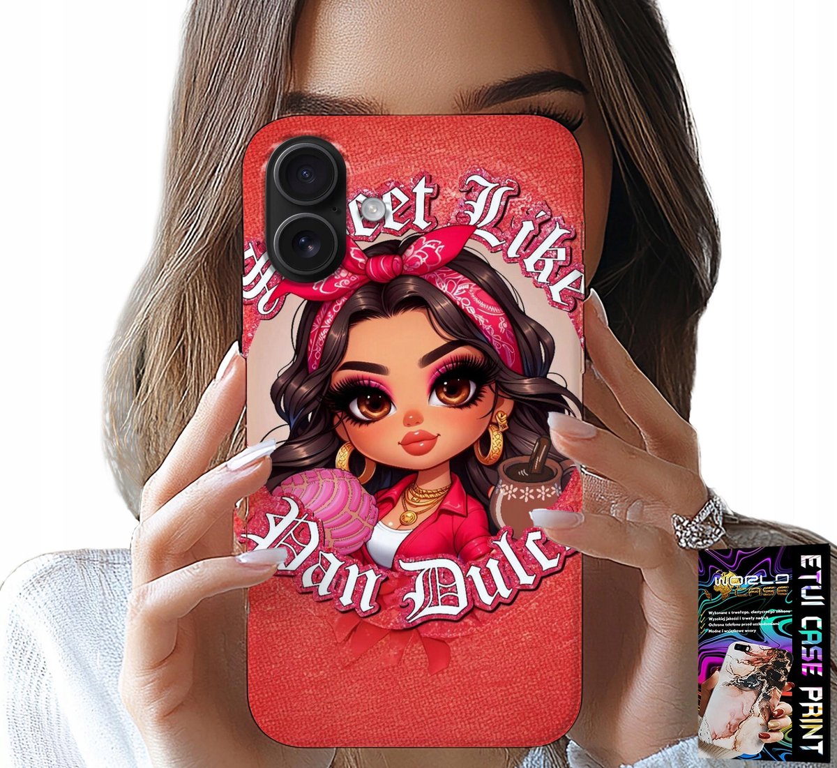 iPhone 16 Plus hoesje - Leuk en modieus, net als poppen voor meisjes