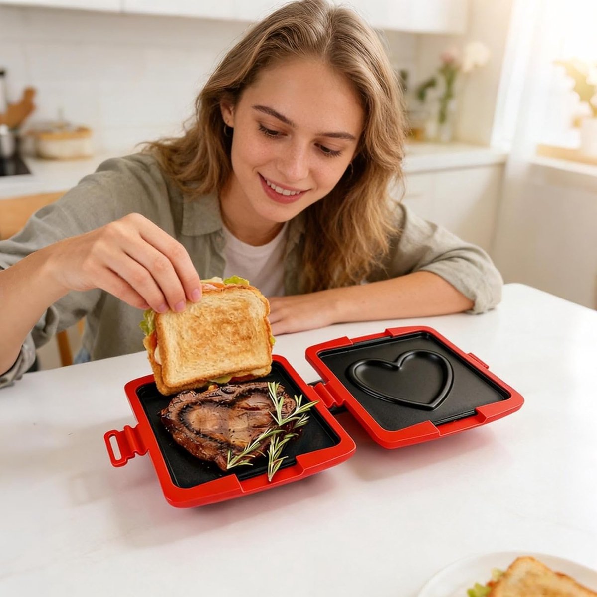 Detailkampioen Opvouwbare Tosti Maker voor Magnetron thumbnail 5