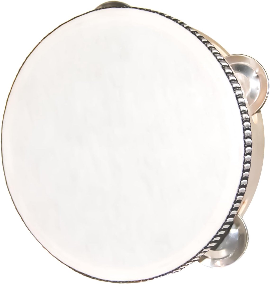Hand Tamboerijn - Percussie Instrument - Muziek Maken - Houten Frame - 6 Inch - Natuurlijk