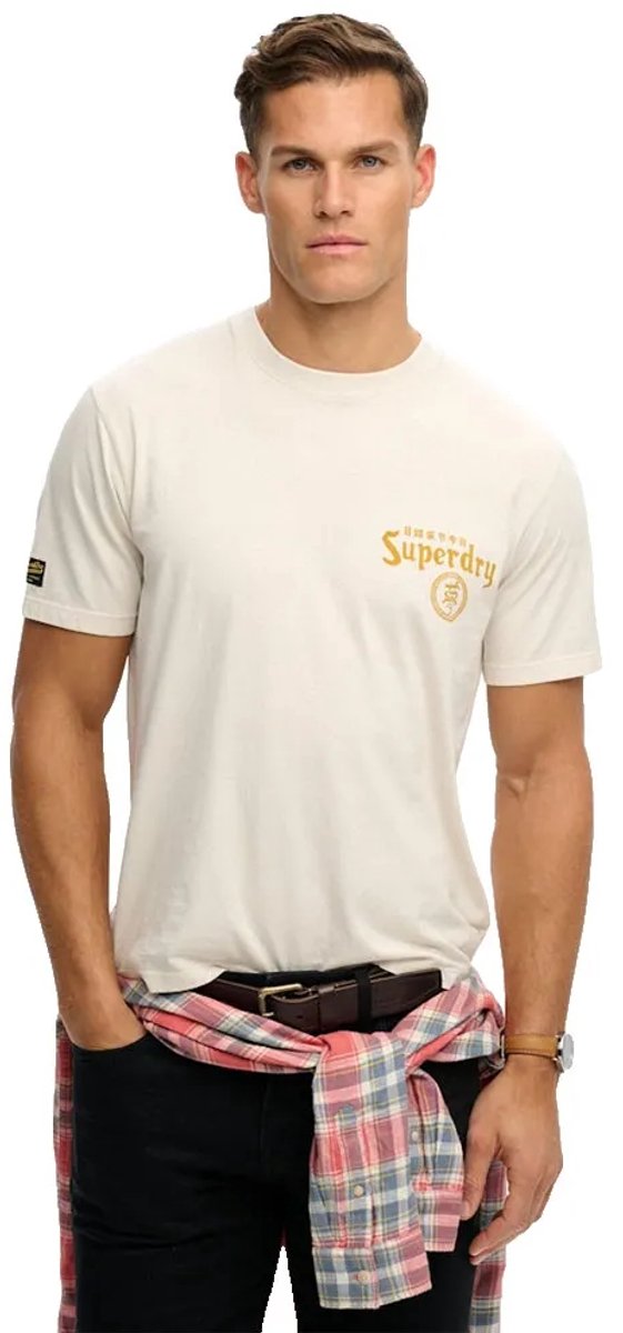 Superdry Tokyo Narrative Losse T-shirt Heren T-shirts Grijs