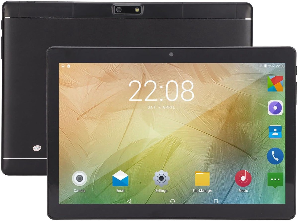 Tablet - Telefoontablet - Entertainment Bellen - Dubbele Simkaart - 10 Inch - Zwart