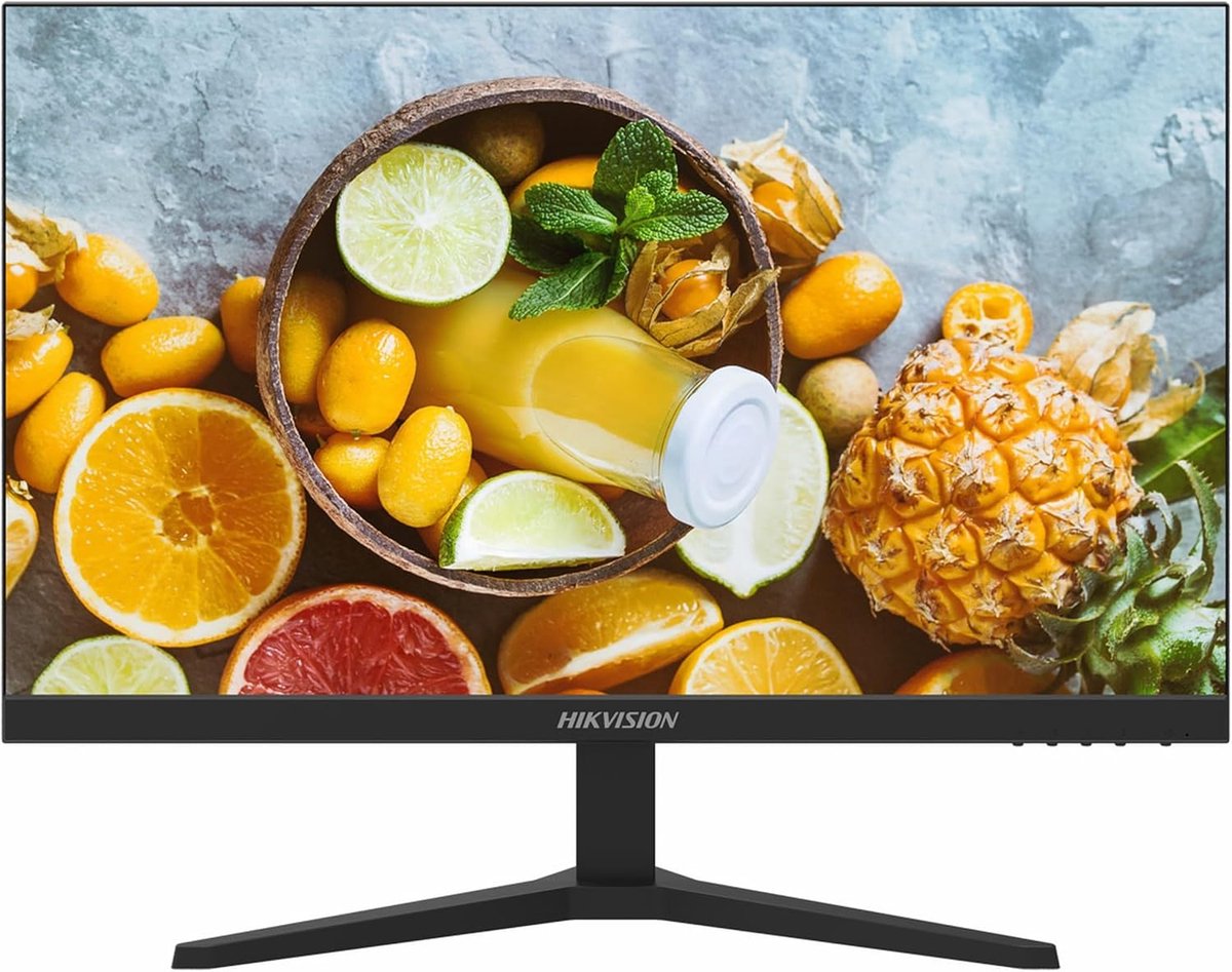 238 Inch Monitor - Full HD Scherm - Continu Gebruik - 178 Graden Kijkhoek - VESA 100x100 - Zwart