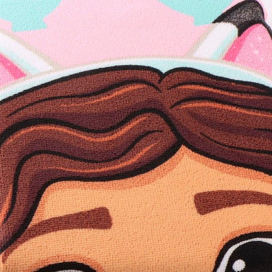 Gabby’s Poppenhuis Poncho Meisjes - Strandponcho met Capuchon - Sneldrogend - Kinder Badponcho Strand Zwembad van Merkloos — afbeelding 5
