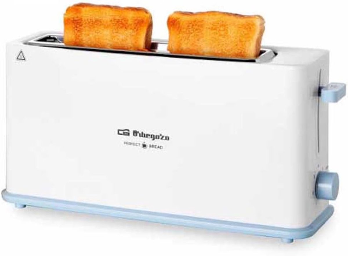 Lange Sleuf Broodrooster - Toast Apparaat - Dagelijks Ontbijt - 7 Bruiningsniveaus - 10x10x10 cm - Zwart