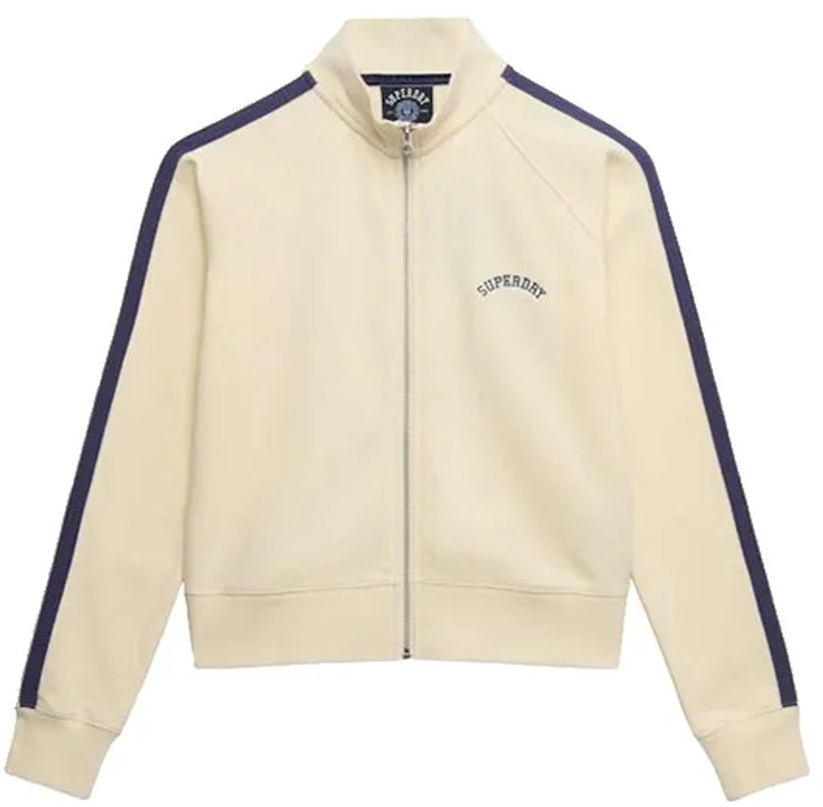 Superdry Essential Logo Zip Trainingsjack Dames Hoodies Wit