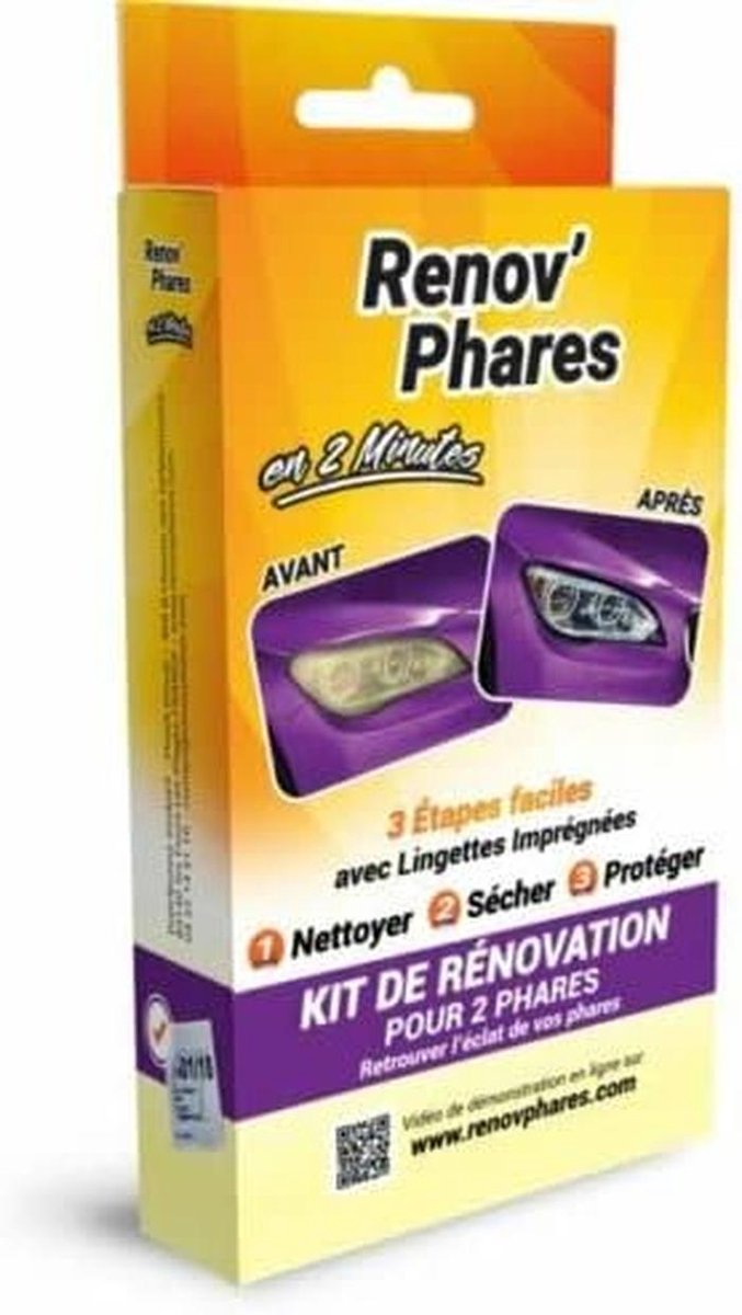 Koplamp Reinigingsdoekjes - Automatische Reiniger - Auto Onderhoud - Kristalheldere Koplampen - 17x9x2 cm