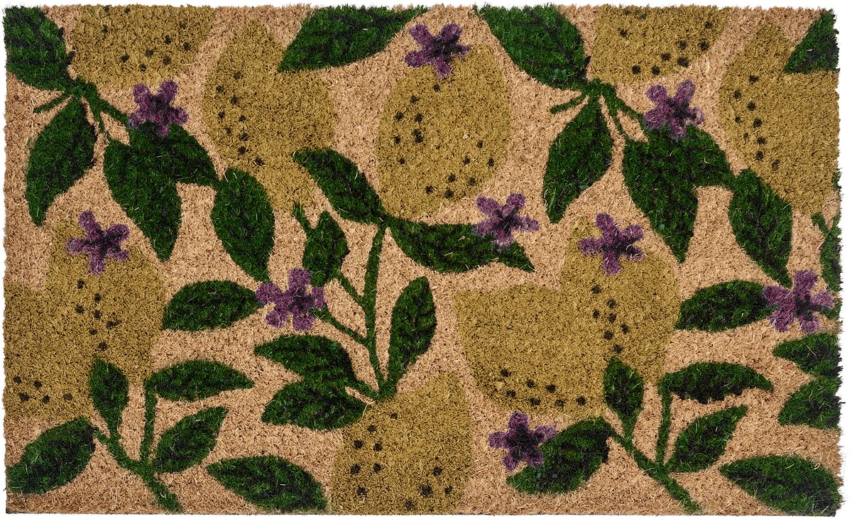 Beliani TAZLINA - Deurmat - Meerkleurig - 45 x 75 cm - Kokos