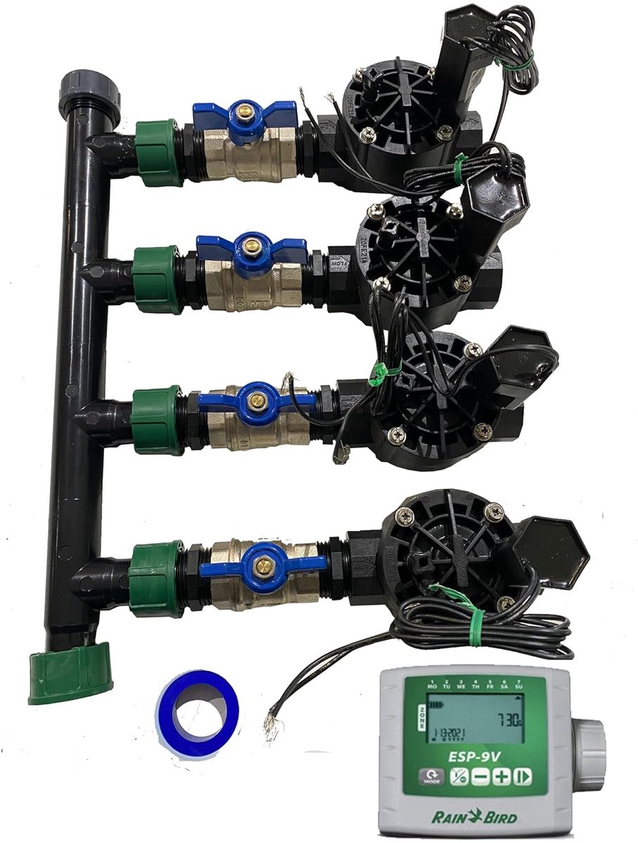 Tuin Water Systeem - Automatisch Irrigatie - Planten Verzorgen - Twee Zones - 1 Inch