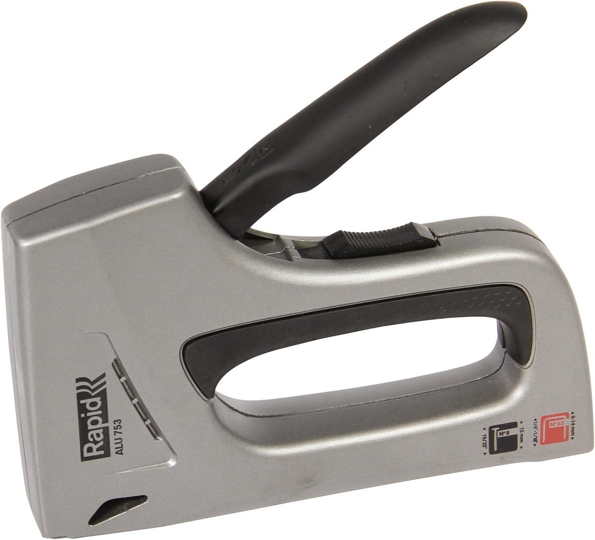 Handtacker Nietpistool - Tacker voor Hout - Stofferen en Meubels - Dubbel Magazijn Systeem - 400g Lichtgewicht - Aluminium