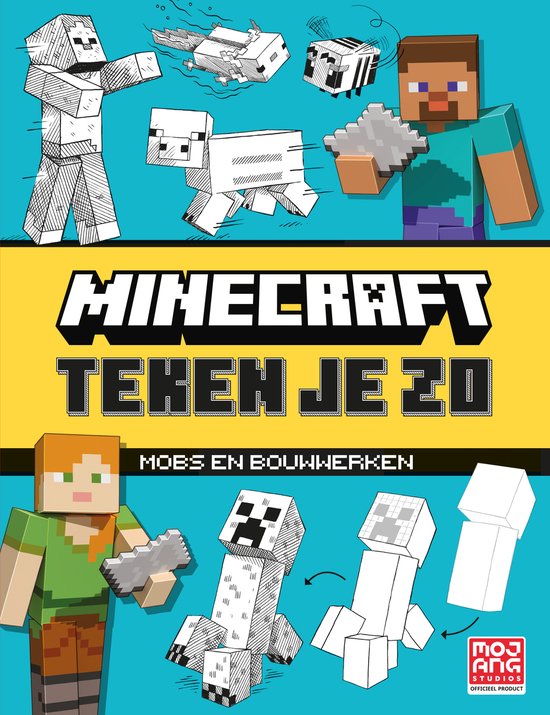 Minecraft teken je zo - cover